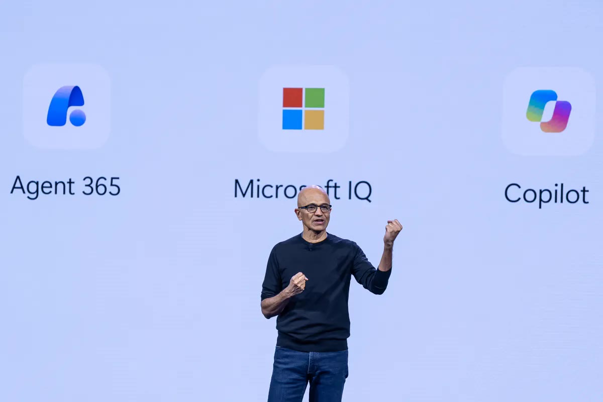 Photo of Microsoft chief executive Satya Nadella.